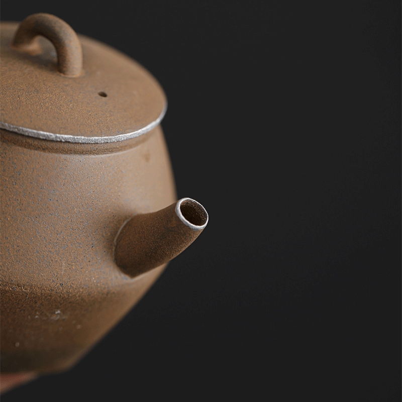 Vintage Rustic Stoneware Teapot
