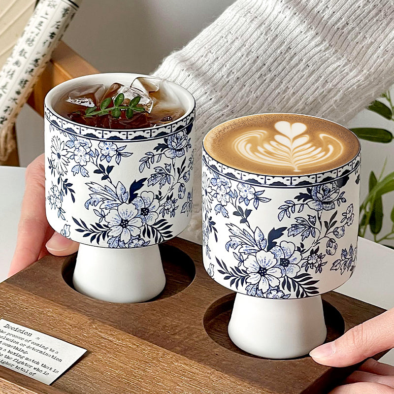 Blue & White Coffee Cup