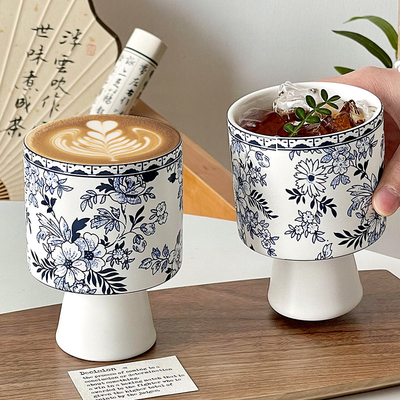 Blue & White Coffee Cup