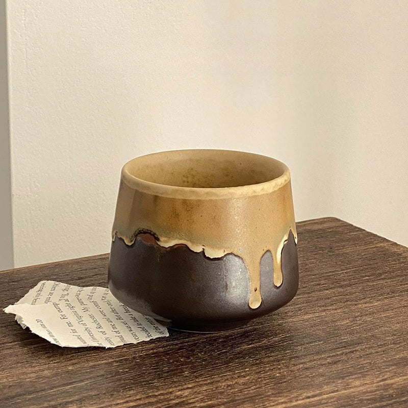 Handmade Dripping Glaze Coffee Cups