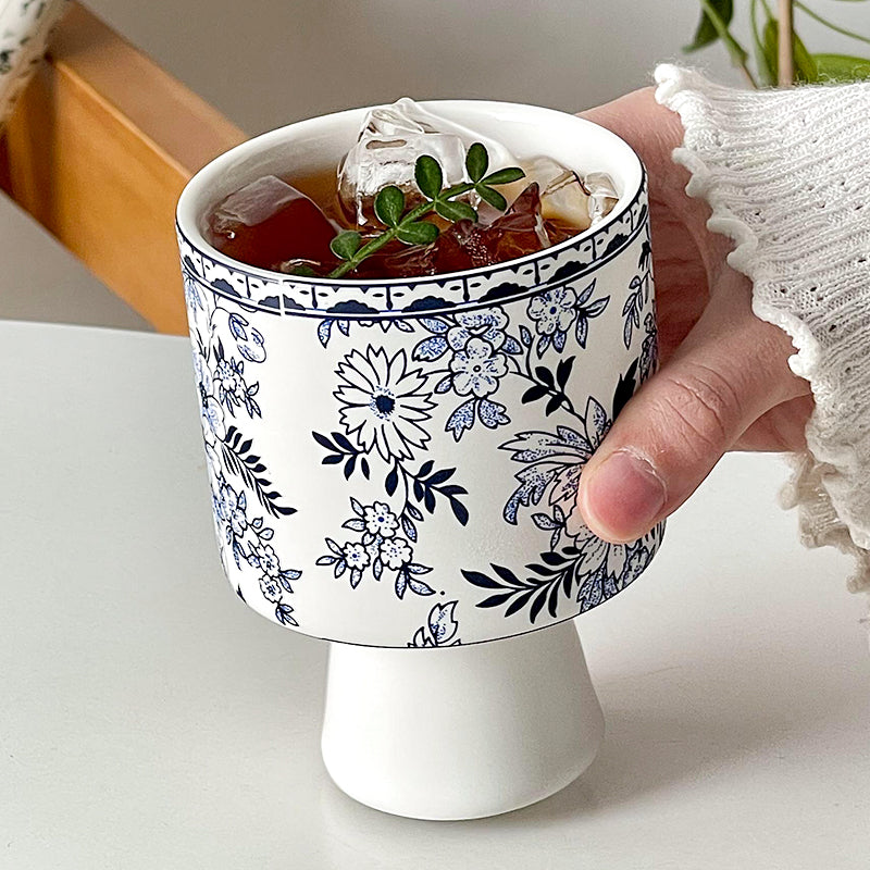Blue & White Coffee Cup