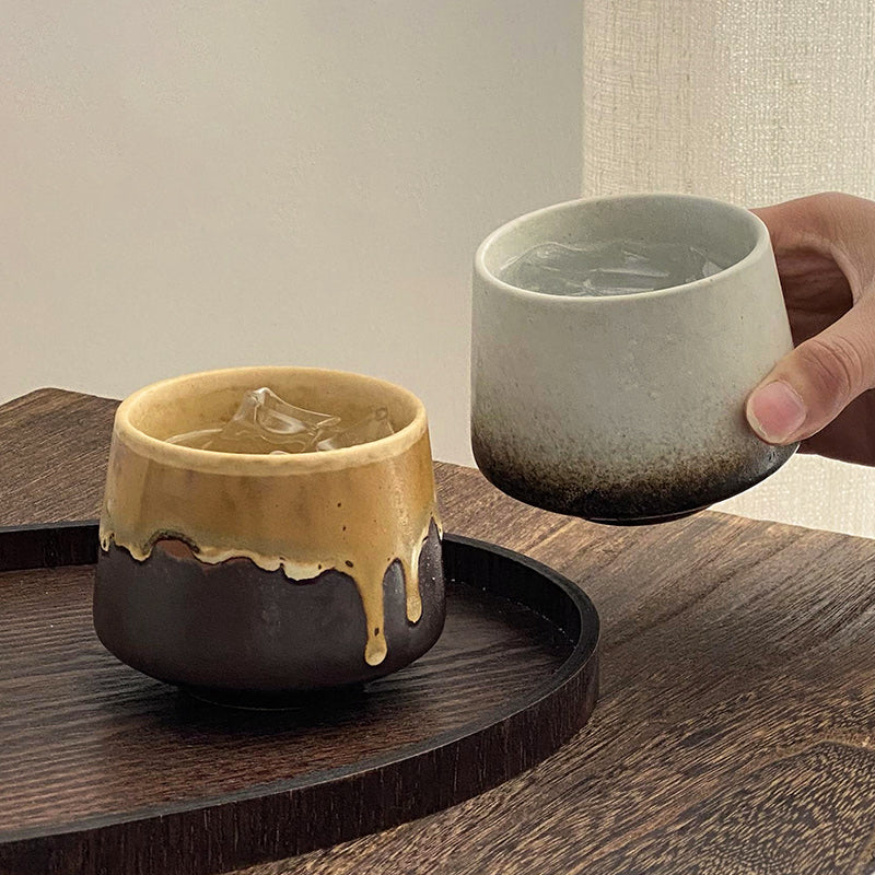 Handmade Dripping Glaze Coffee Cups