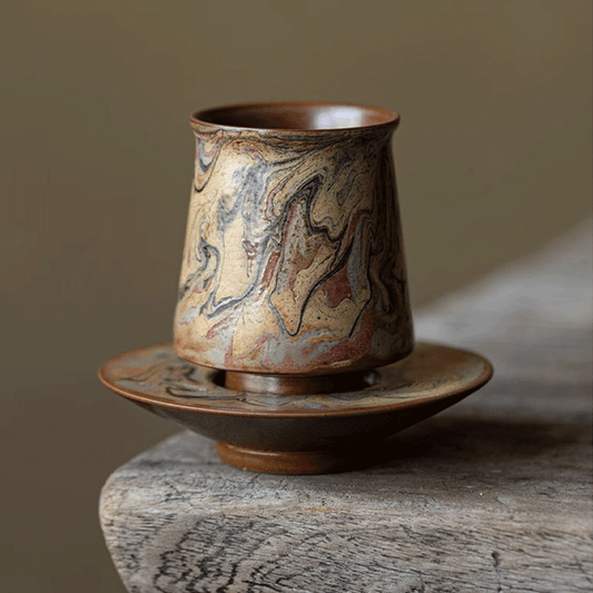 Oil Painting Dunhuang Teacup