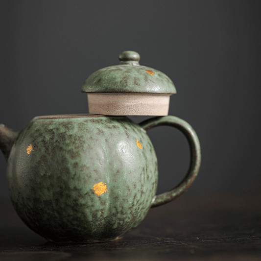 Ceramic Pumpkin Teapot
