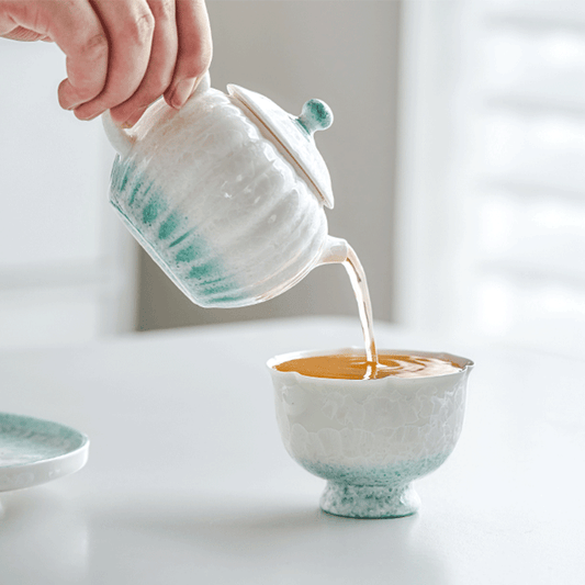 Blue Crystalline Glaze Master Tea Cup