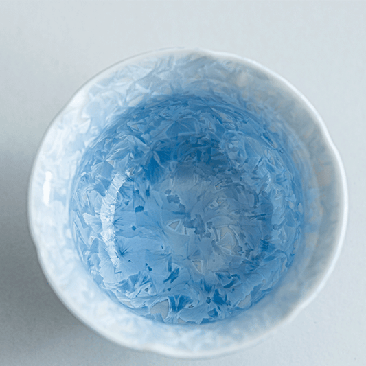 Blue Crystalline Glaze Master Tea Cup