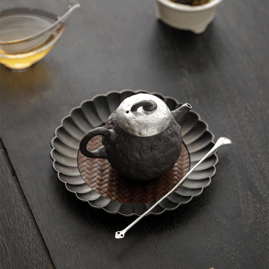 Reduction-Fired Ash Glaze Teapot