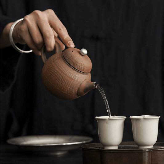 Vintage Handmade Rustic Rock Teapot