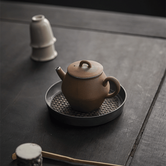 Vintage Rustic Stoneware Teapot