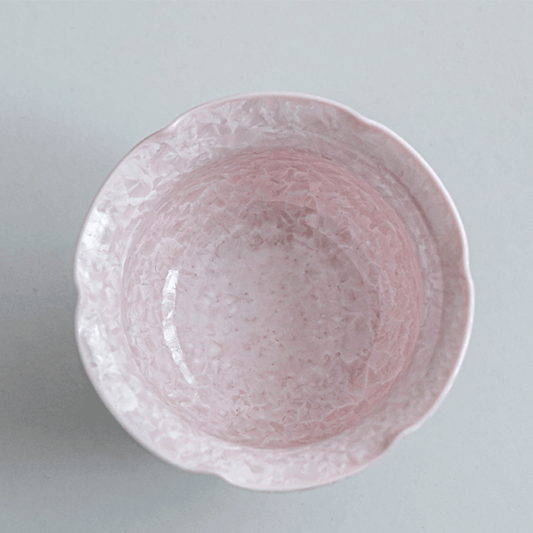 Pink Crystalline Glaze Master Tea Cup