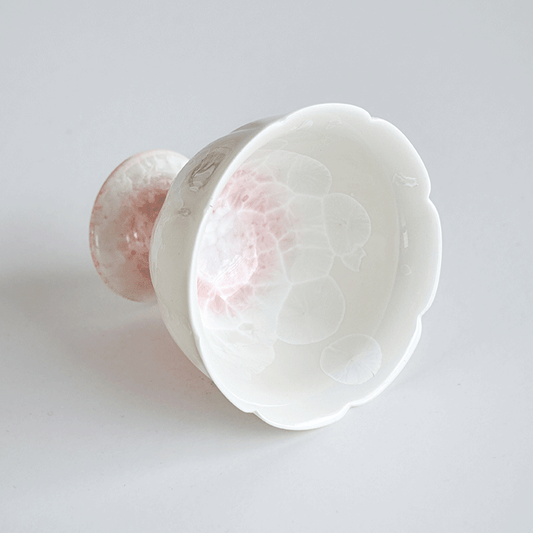 Pink Crystalline Glaze Master Tea Cup