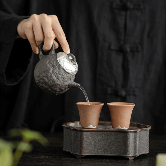 Reduction-Fired Ash Glaze Teapot