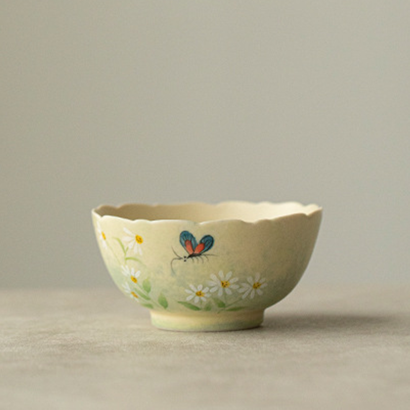 Oil Painting Floral Teapot