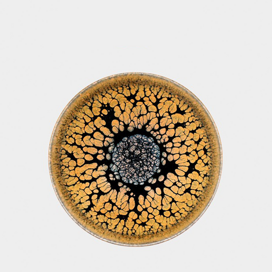 Gilded Quill Glaze Jian Zhan Teacup