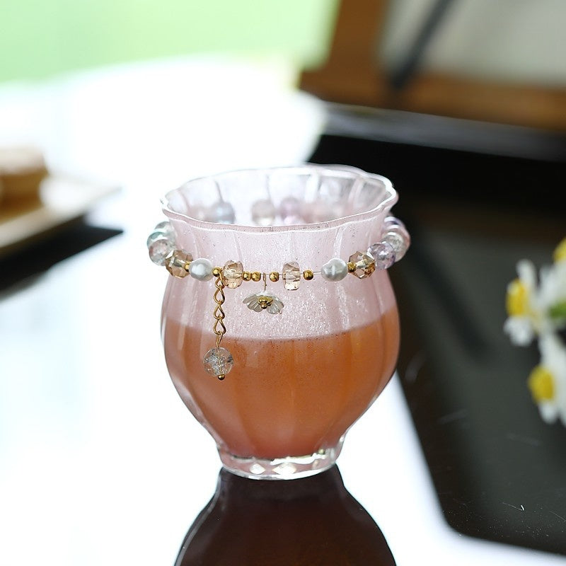 Narcissus Pink Glass Master Cup