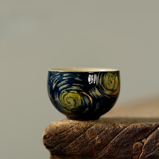 Oil Painting Monet Style Teacup