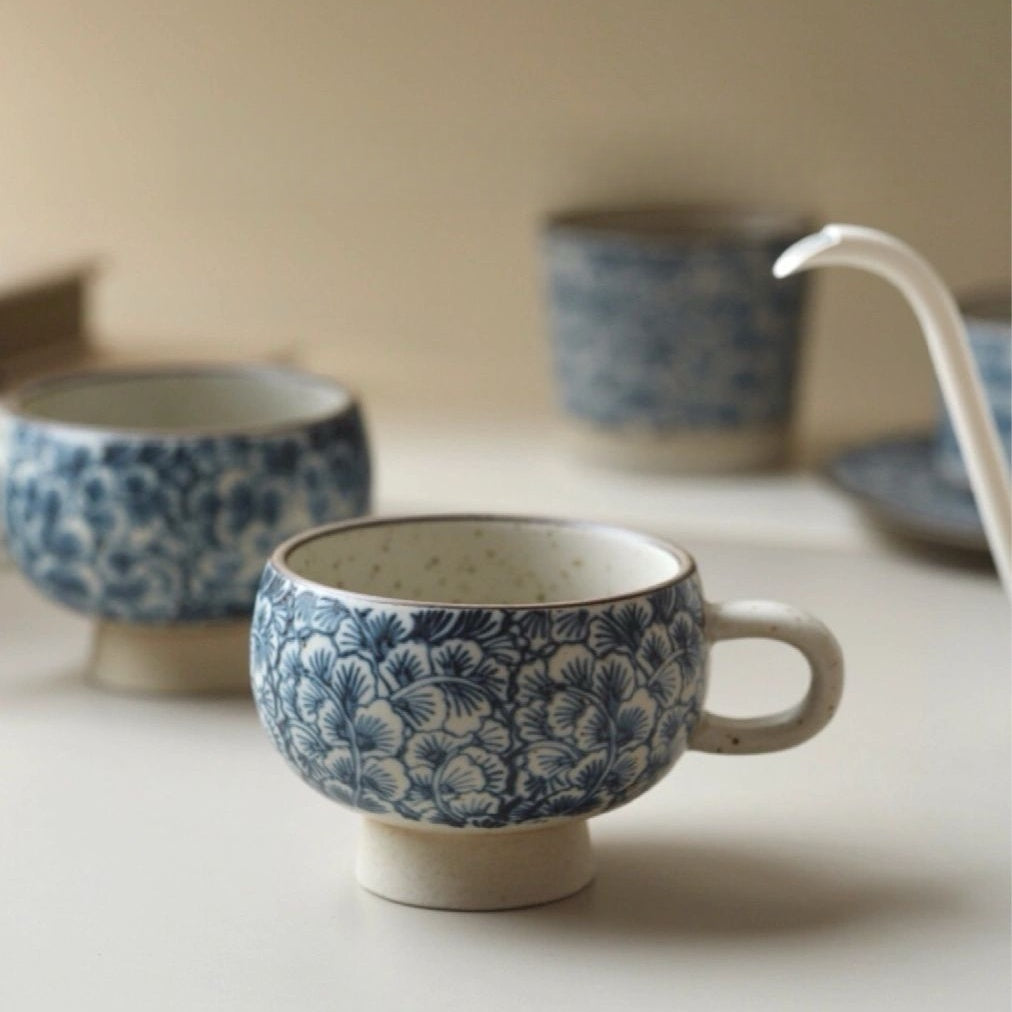 Blue & White Coffee Cup