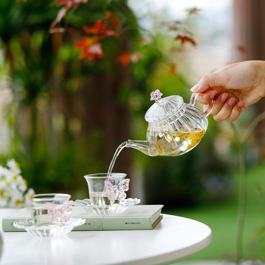 Rose Crystal Teapot